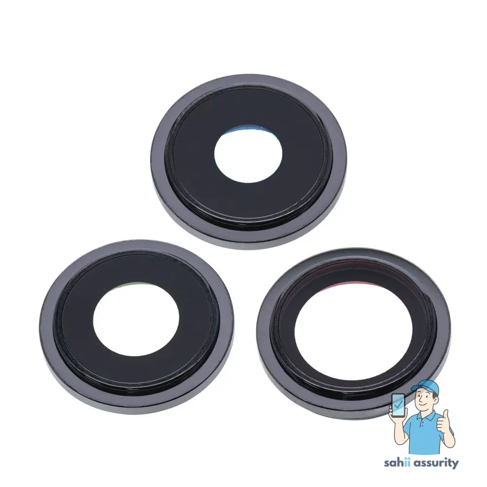 Camera Lens Glass with Frame for Apple iPhone 13 Pro Max Graphite